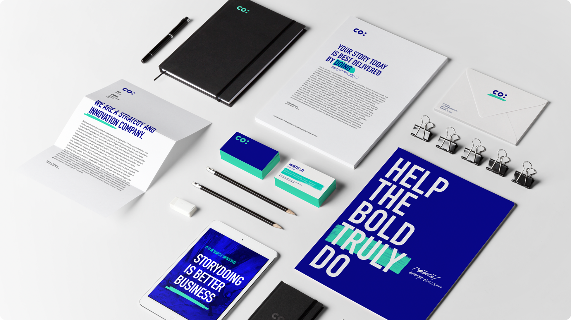 Co:collective rebranding visuals