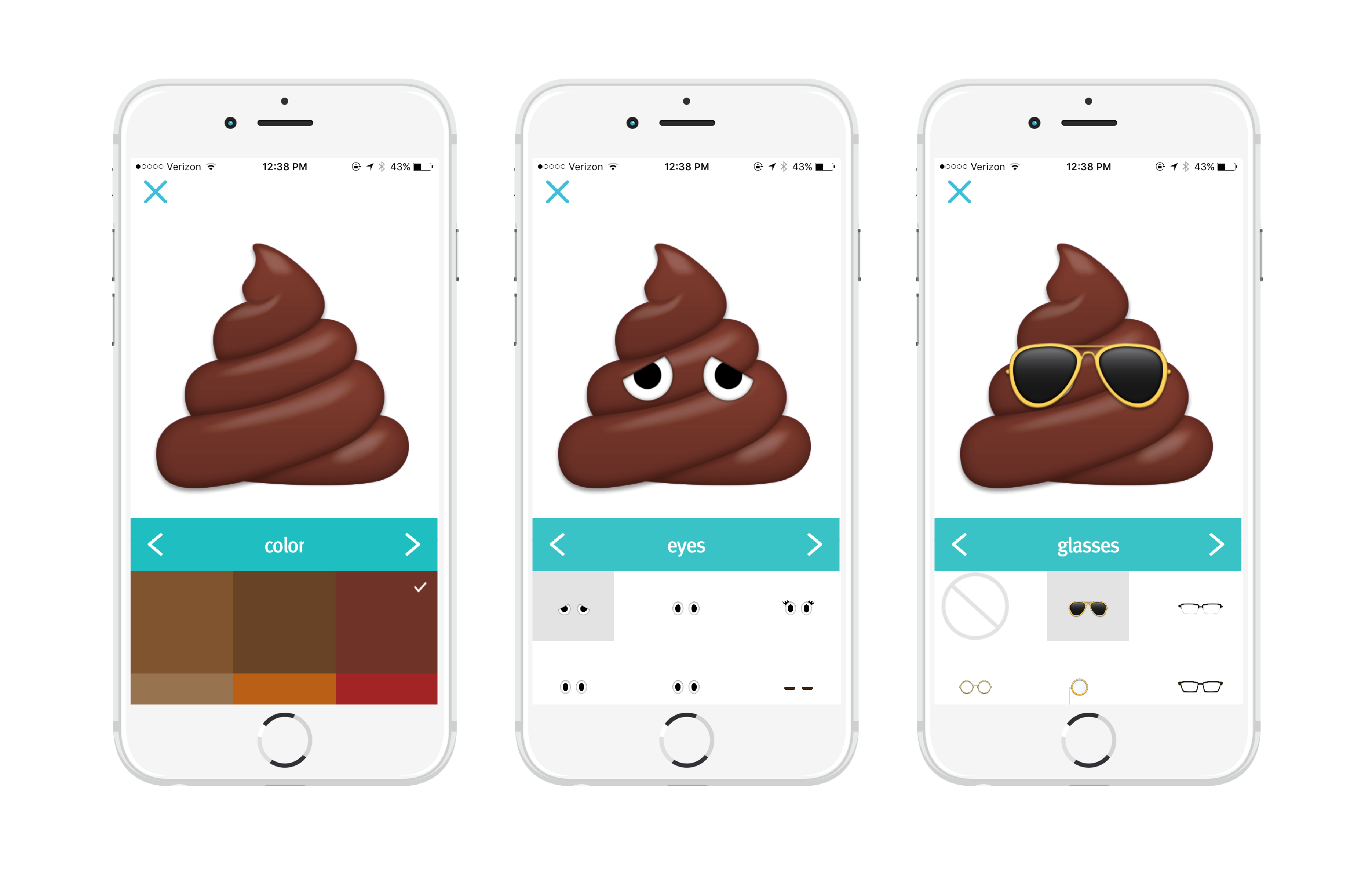 Give a Shit app screens