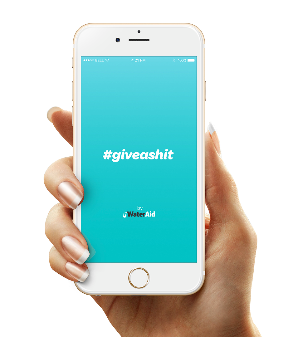 Give a Shit app onboarding screen