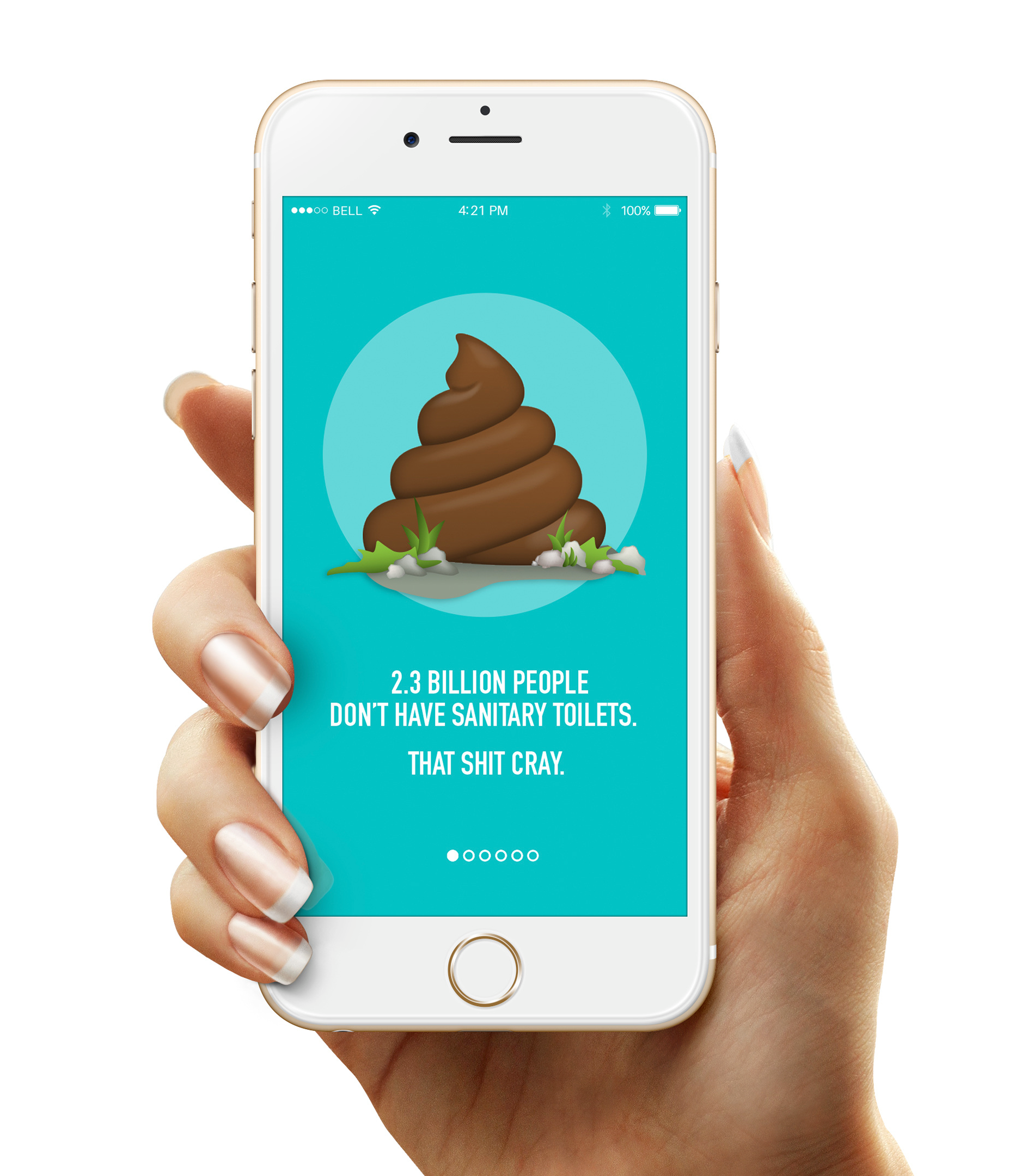 Give a Shit app screen