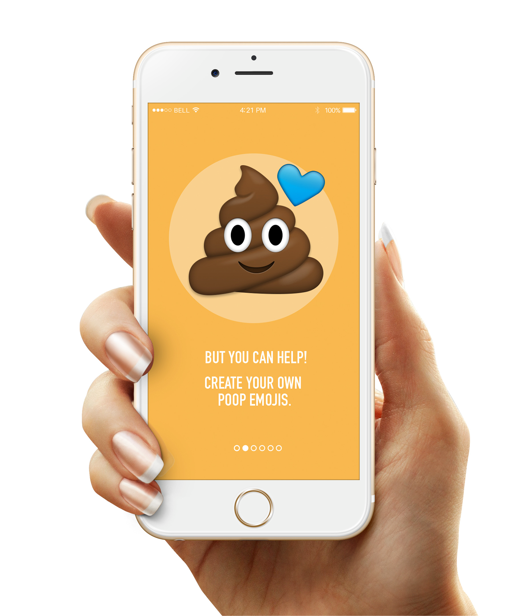 Give a Shit app onboarding screen