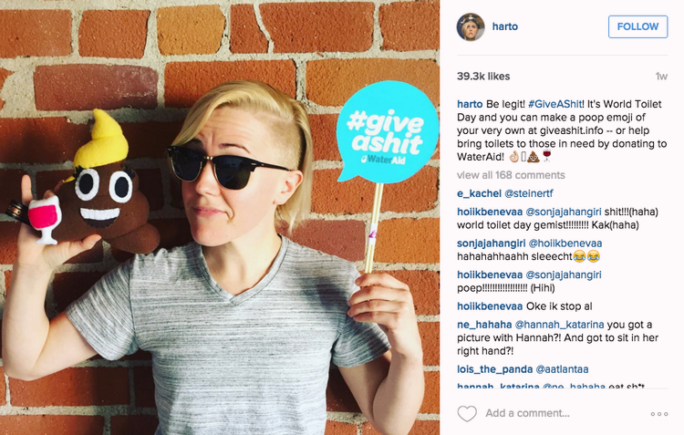 Give a Shit influencer campaign