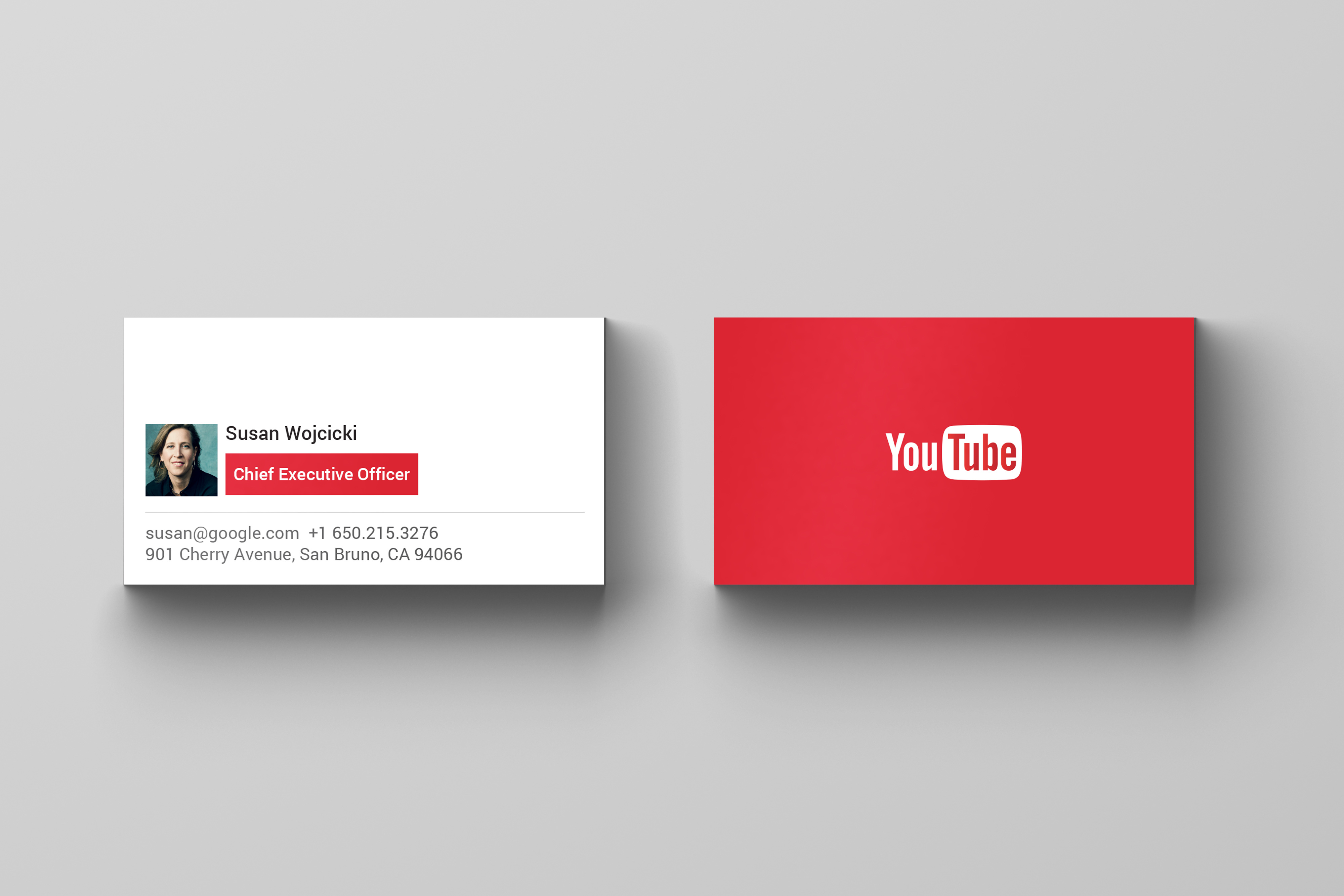 YouTube business card option 2