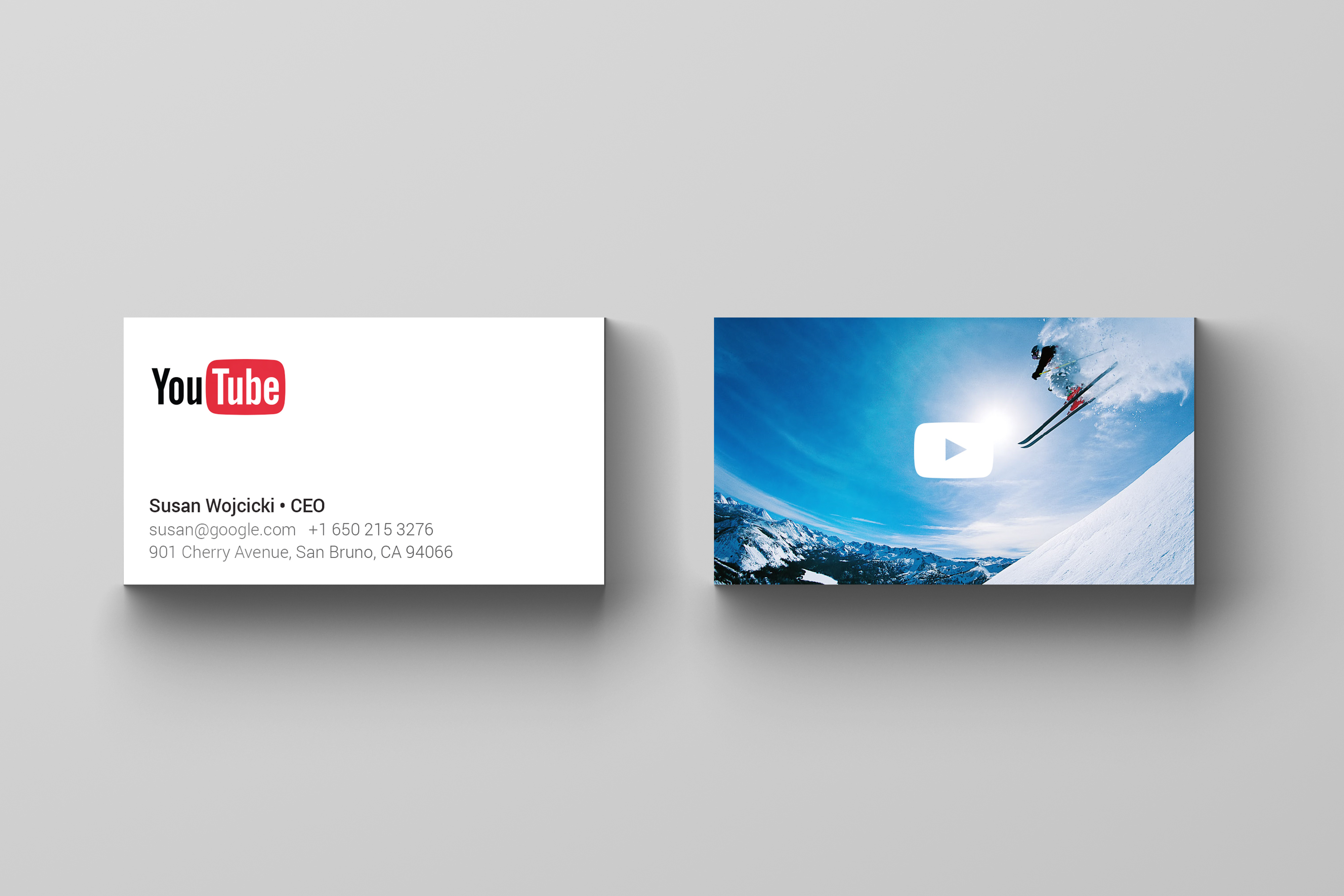 YouTube business card option 4