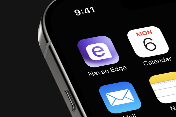 The Navan Edge app icon on a home screen